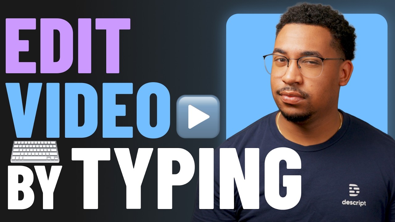 Edit Videos Just by Typing (Seriously) | Descript AI