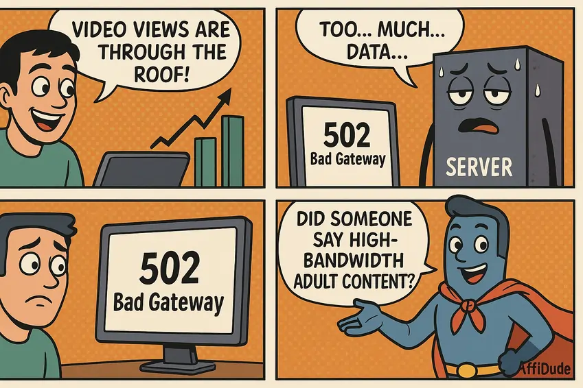 Adult Web Hosting Meme