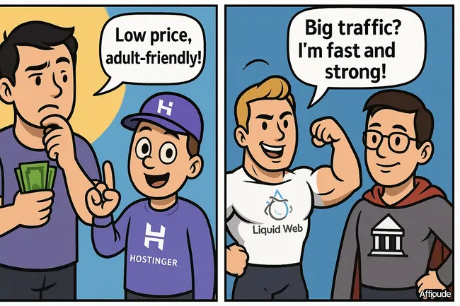 Adult Web hosting - ViceTemple vs ViceTemple vs Hostinger