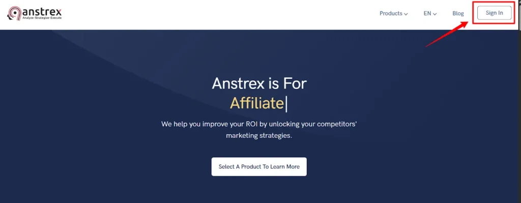 Anstrex - Sign Up