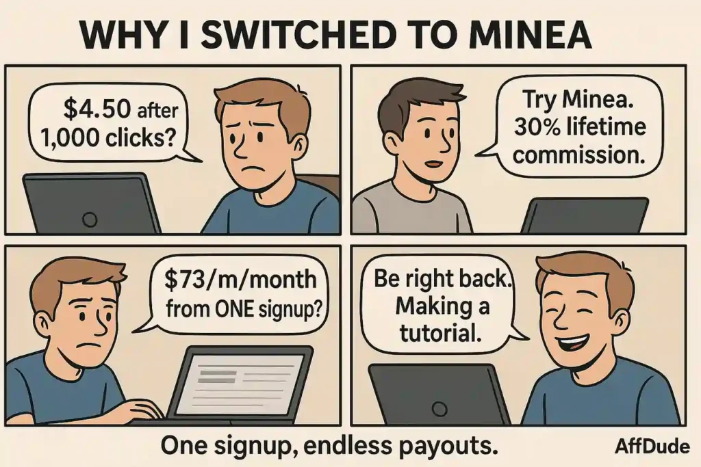 Key Features of the Minea Affiliate Program