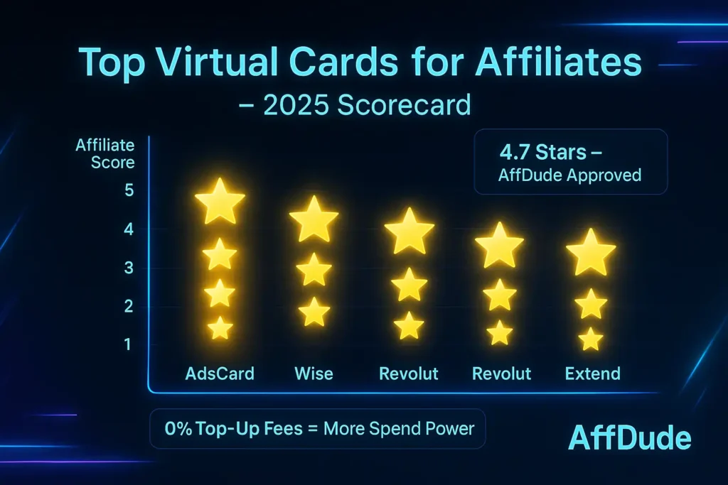 Top Virtual Cards For Affiliates