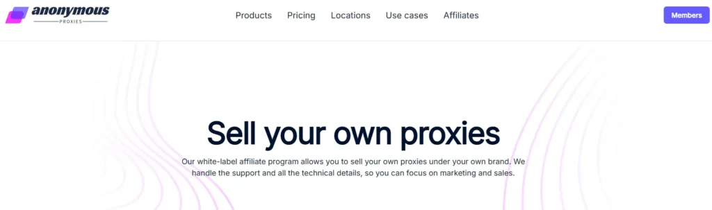Anonymous Proxies Affiliate Program