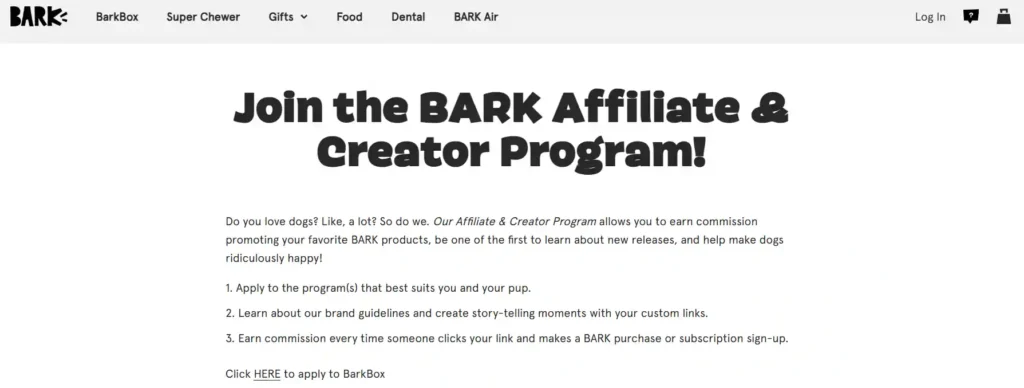 BarkBox Affiliate Program