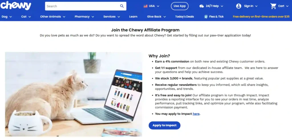 Chewy Affiliate Program