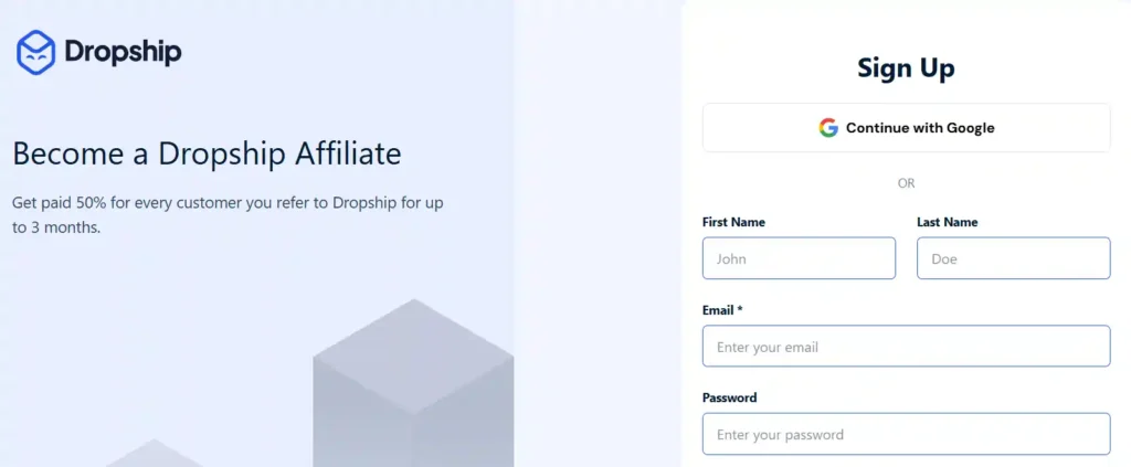 Dropship.io Affiliate Program