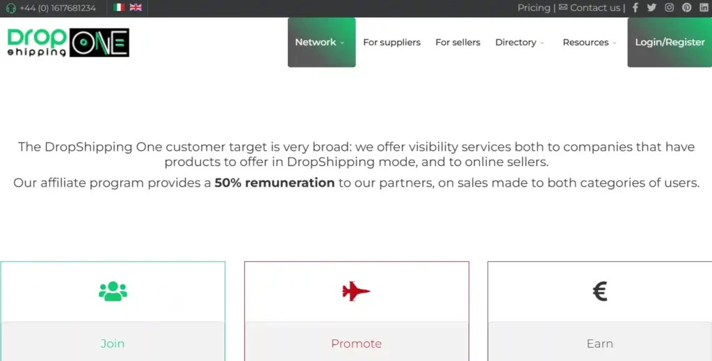 Dropshipping.one Affiliate Program