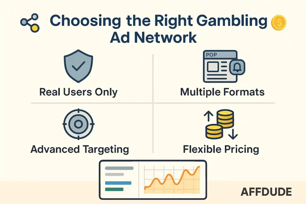 Gambling Ad Networks Features