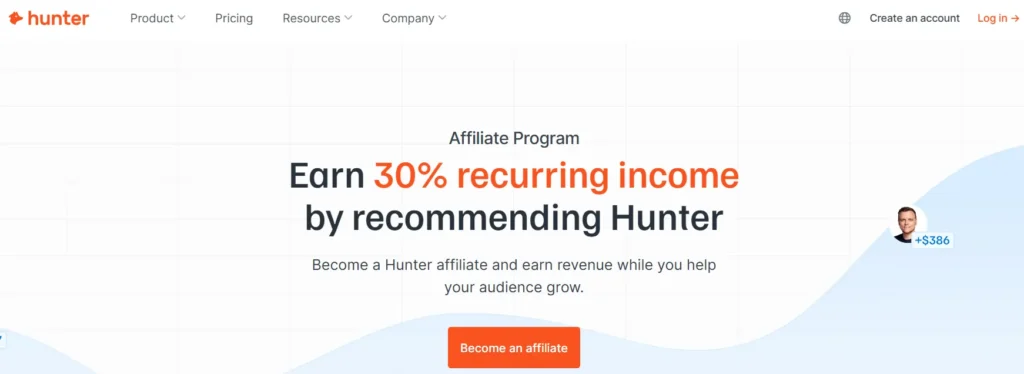 Hunter.io Affiliate Program