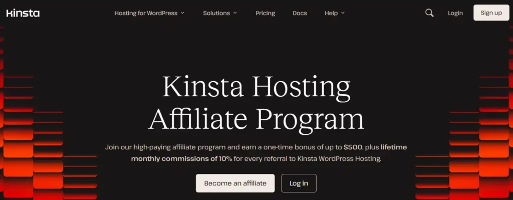Kinsta Affiliate Program