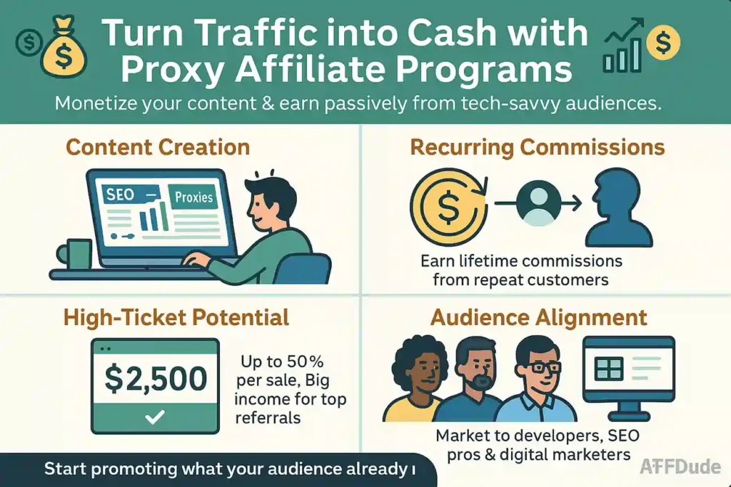 Generate Passive Income with Proxy Affiliate Programs