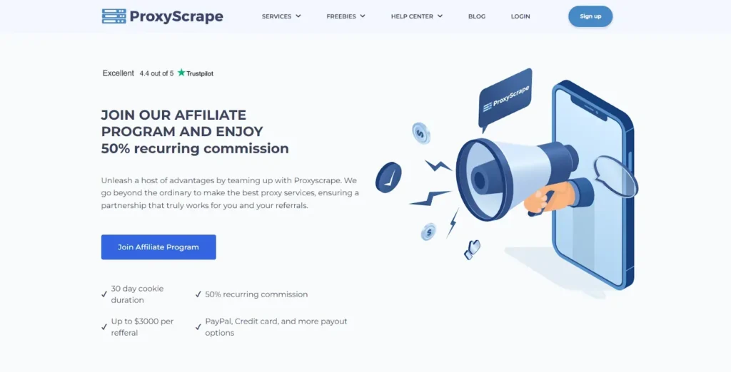 ProxyScrape Affiliate Program