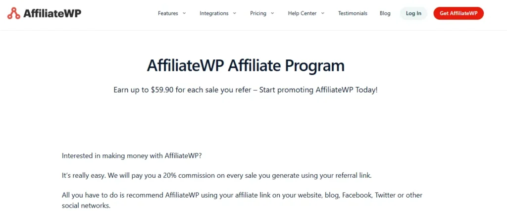 AffiliateWP Affiliate Program
