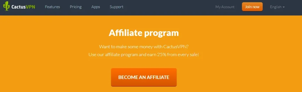 CactusVPN Affiliate Program