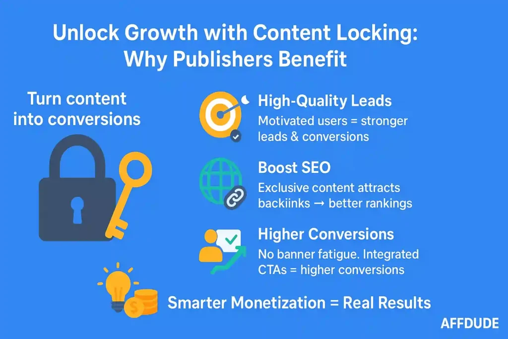 Content Locker Ad Network - Key Benefits for Publishers
