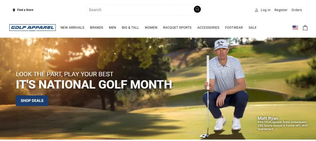 Golf Apparel Shop