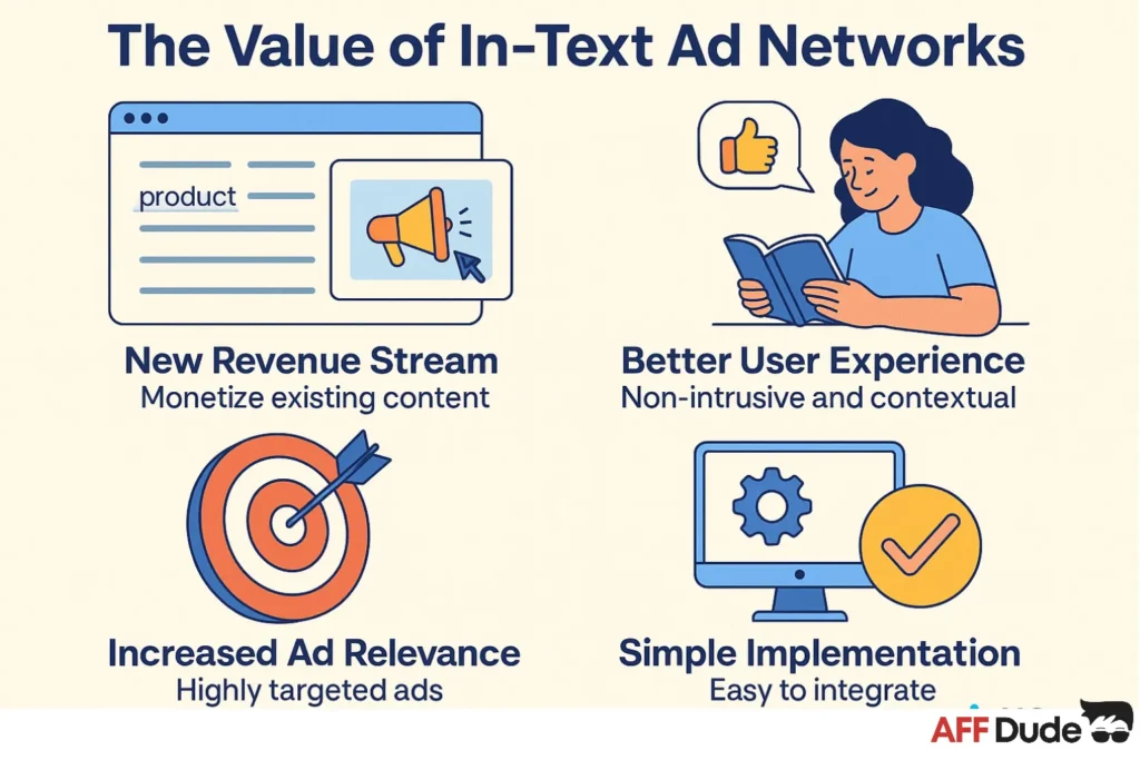 In-Text Ad Networks Core Benefits