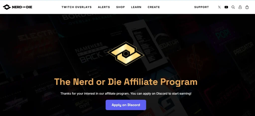 Nerd or Die Affiliate Program