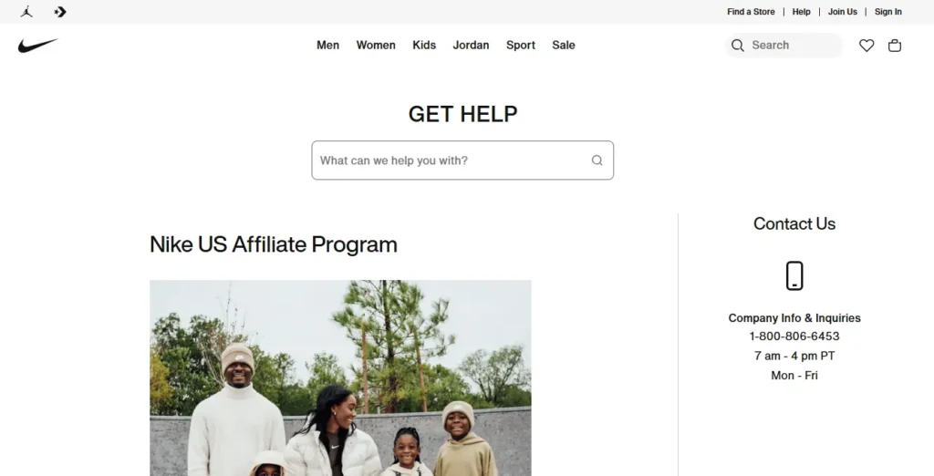Nike Affiliate Program