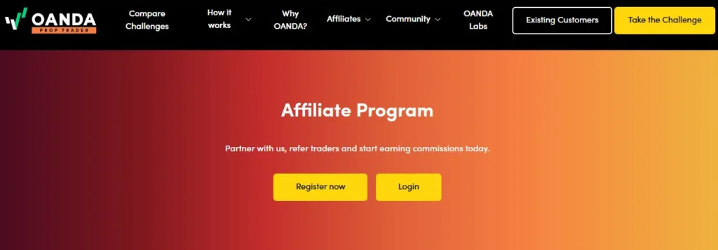 OANDA Prop Trader Affiliate Program