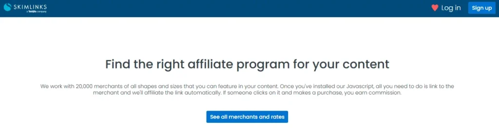 Skimlinks Affiliate Program