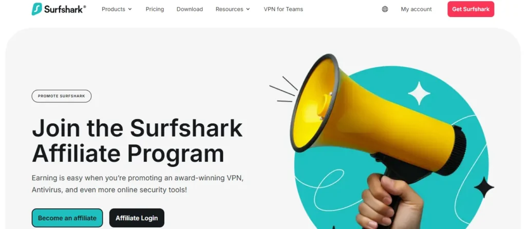 Surfshark Affiliate Program