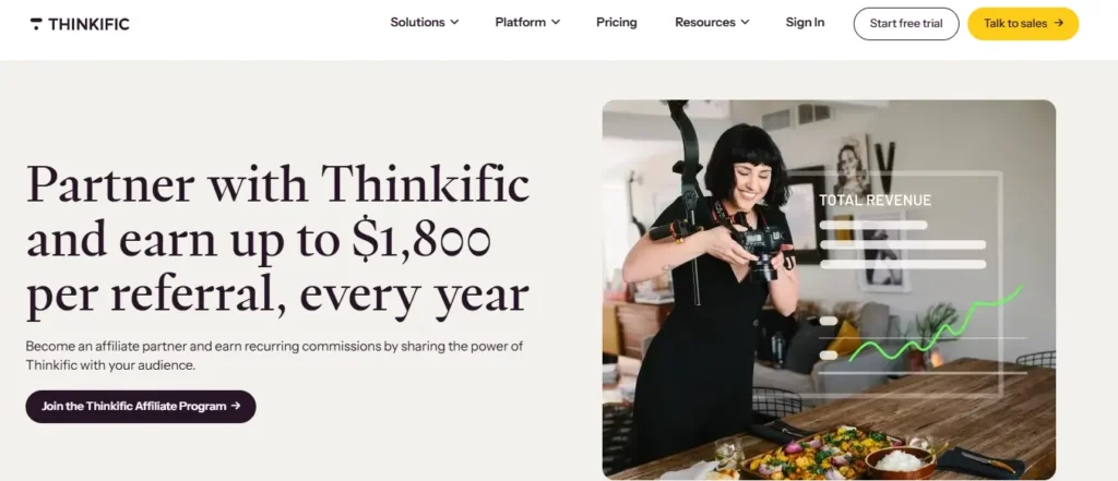 Thinkific Affiliate Program