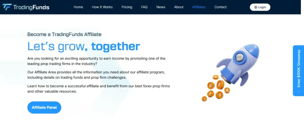 TradingFunds Affiliate Program