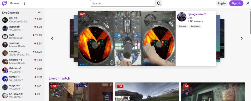 Twitch Affiliate Program