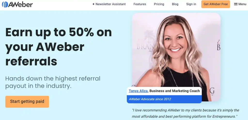 AWeber Affiliate Program
