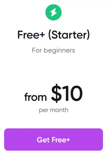 Dolphin Anty Free+ Plan