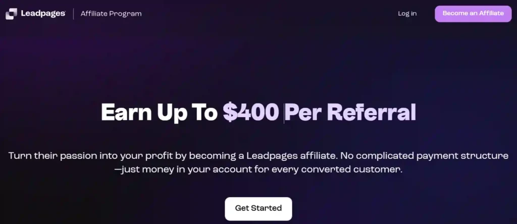 Leadpages Affiliate Program