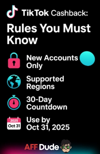Tiktok Cashback Rules