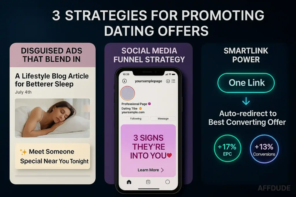 dating affiliate strategies