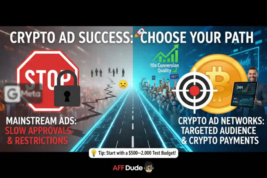 Crypto Ad Networks Beat Mainstream Platforms