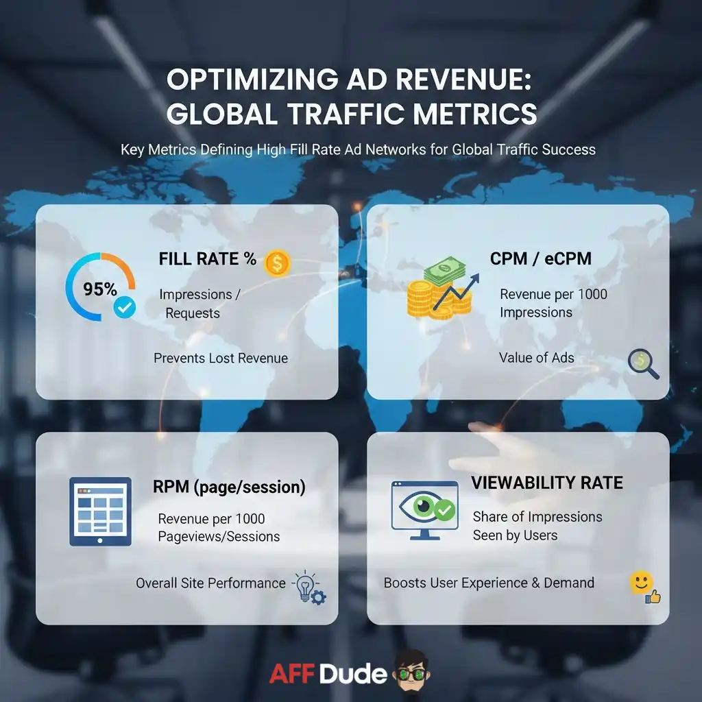 High Fill Rate Ad Networks Metrics