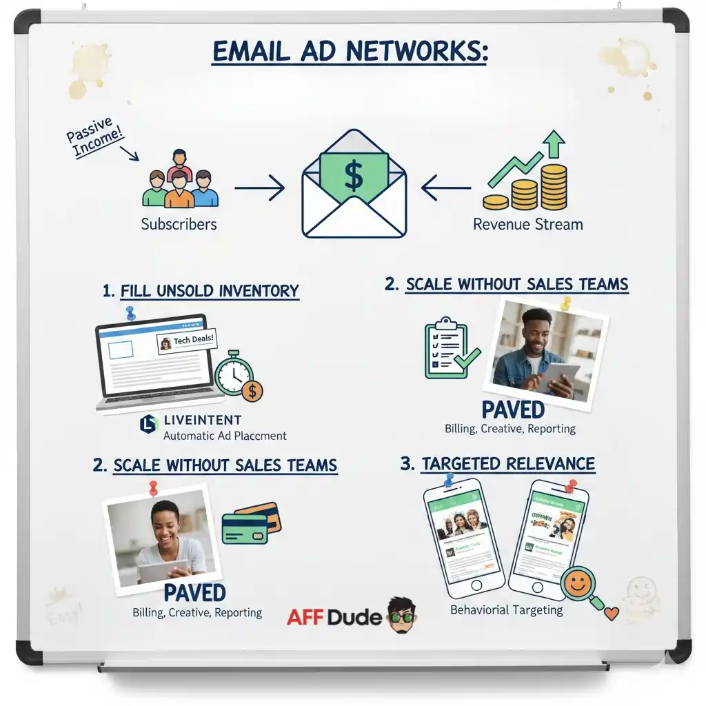 Monetizing Email Ad Networks
