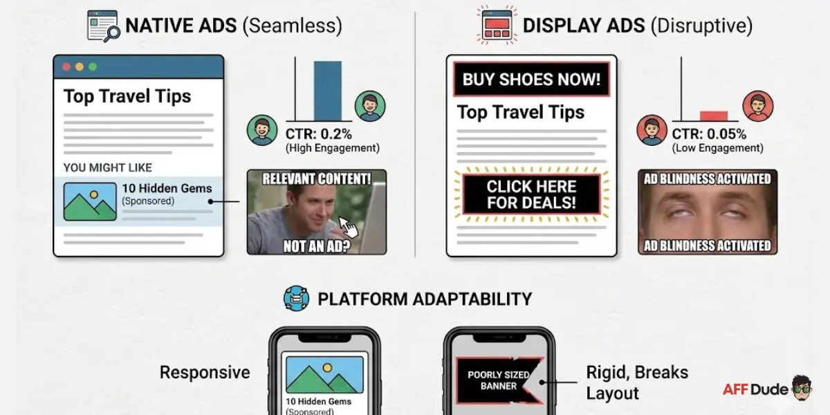 Native Ads vs. Display Ads