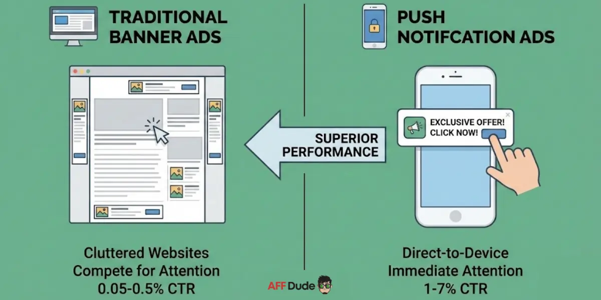 Push Notification Ad Networks Results