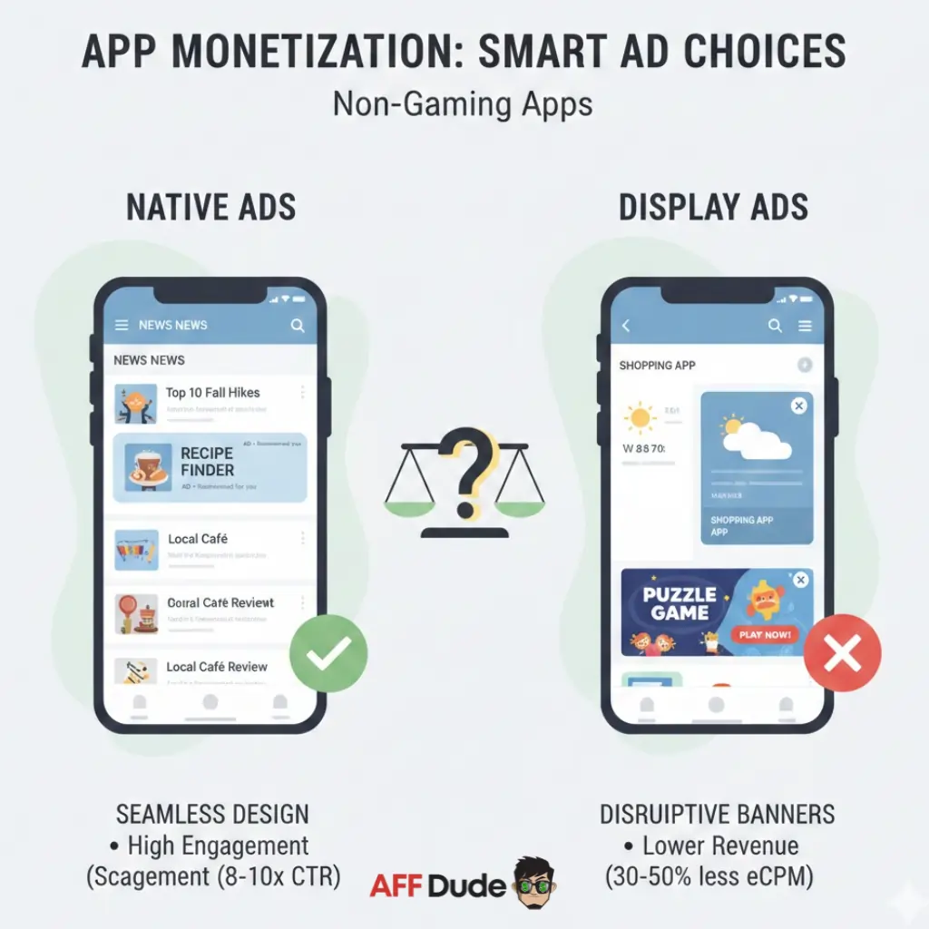 Choosing Ad Format for Non-Gaming App Monetization