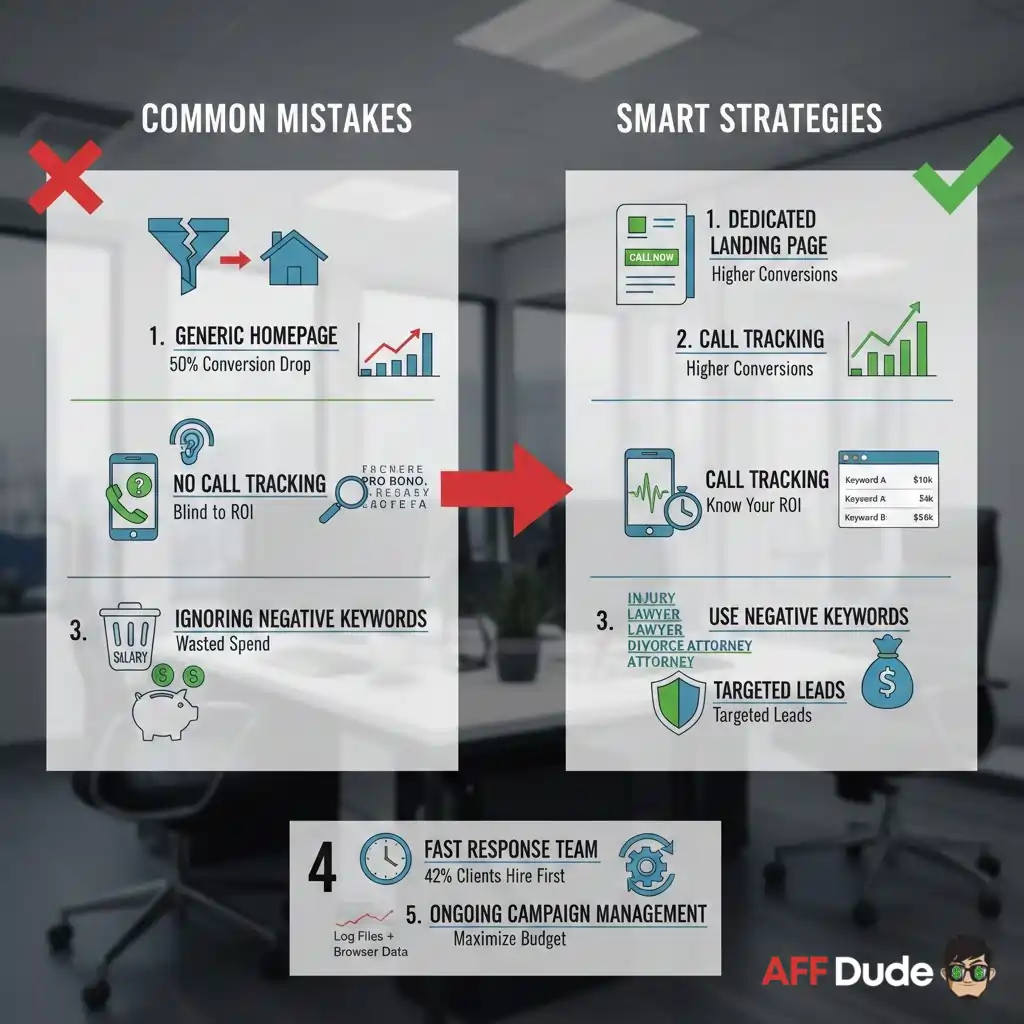 Mistakes to Avoid with Ad Networks for Law Firms