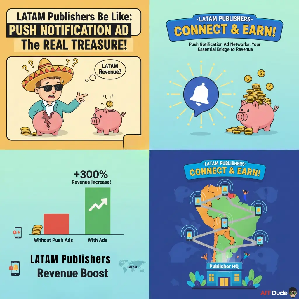 High-Paying Push Notification Ad Networks for LATAM Publishers