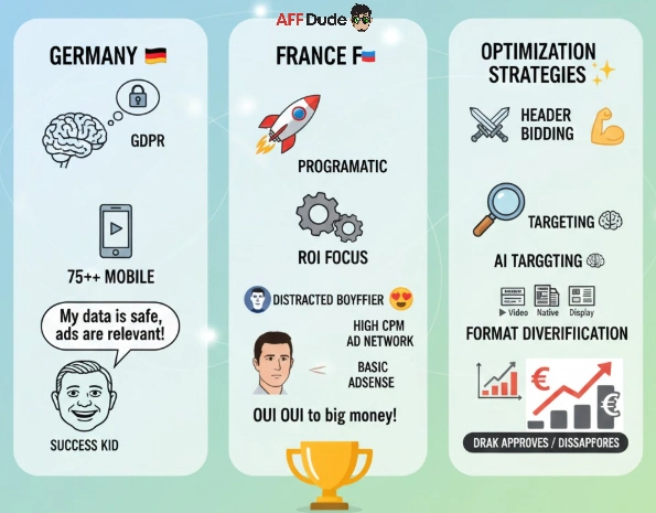 Maximize Revenue of German and French Traffic