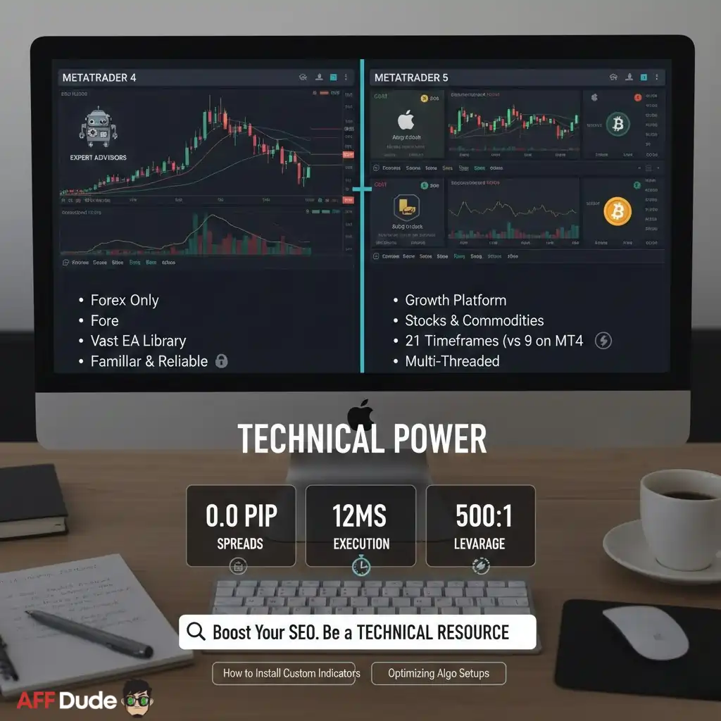 MetaTrader 4 and 5 charting and technical indicators