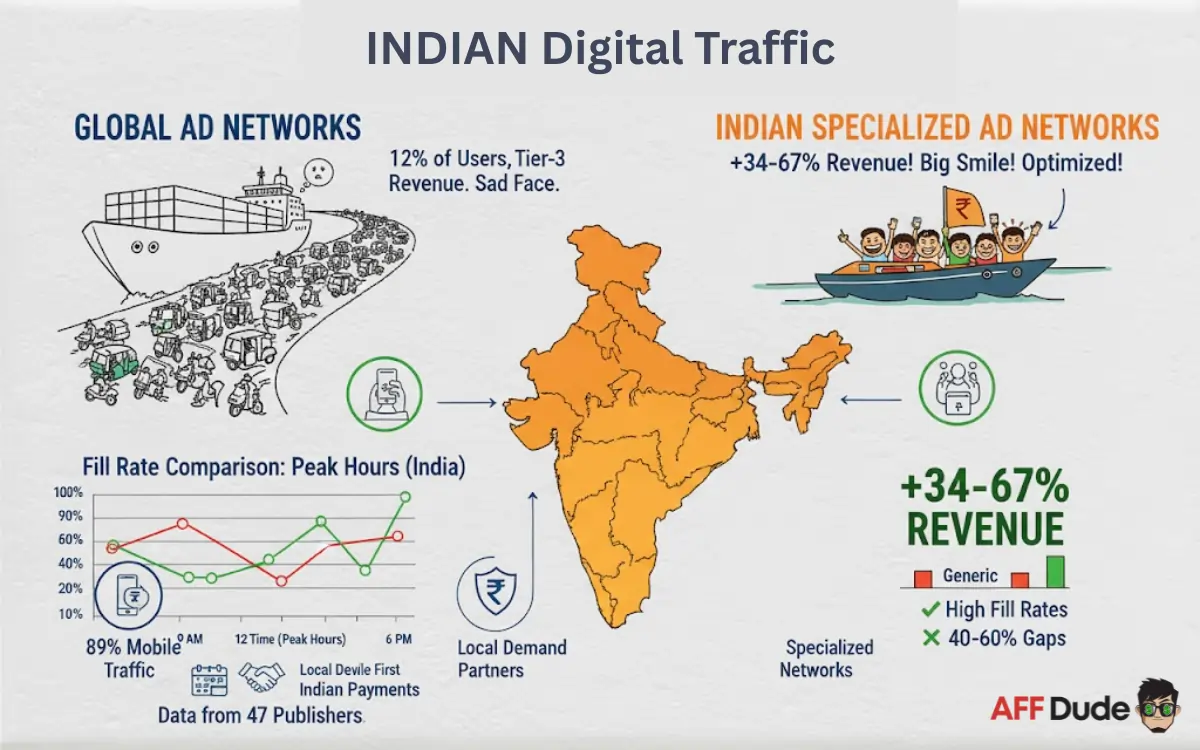 Specialized Ad Networks for Indian Traffic