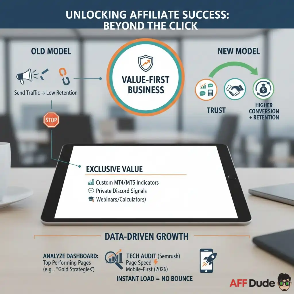 Value-first affiliate marketing business growth strategy