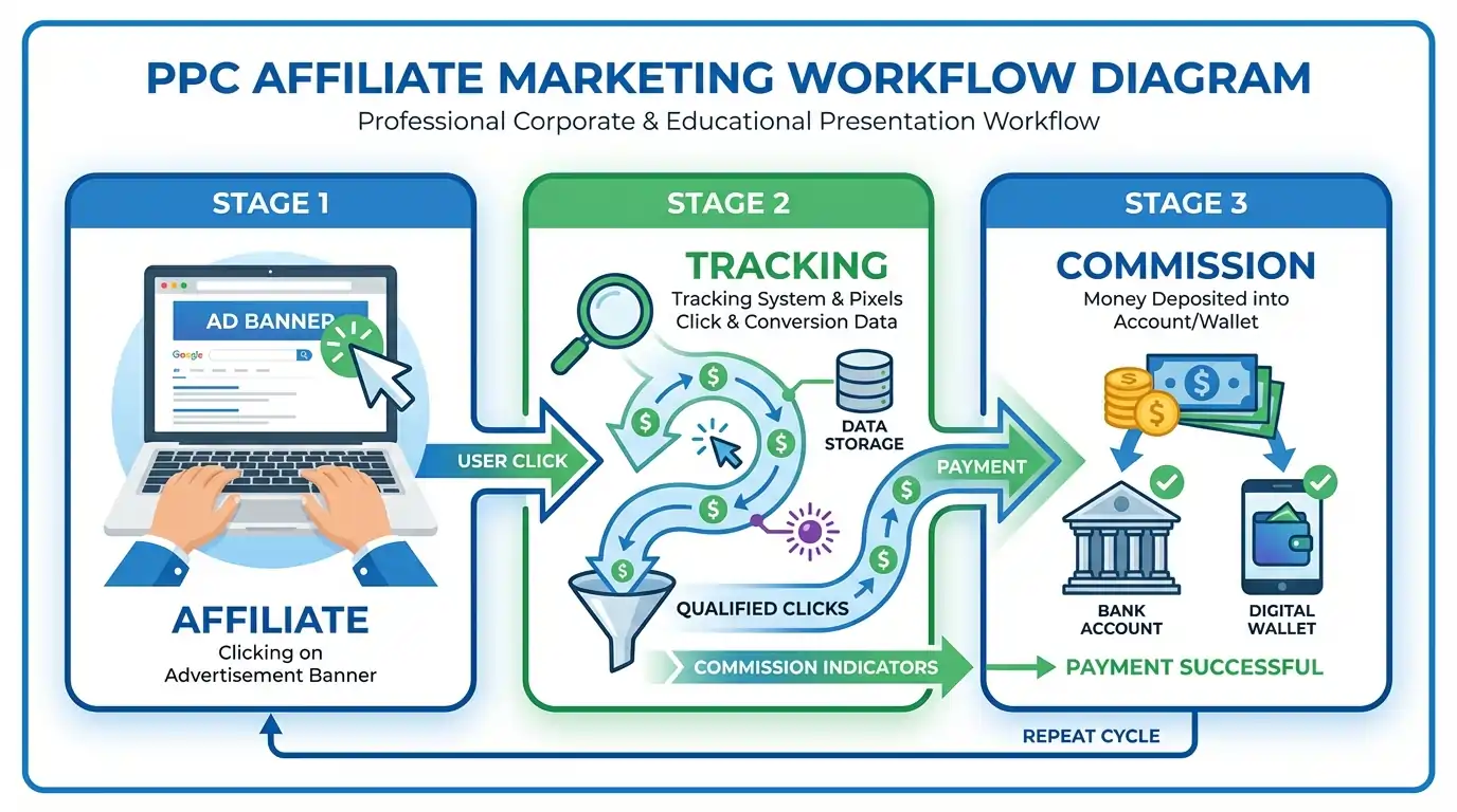 Pay Per Click Affiliate Workflow