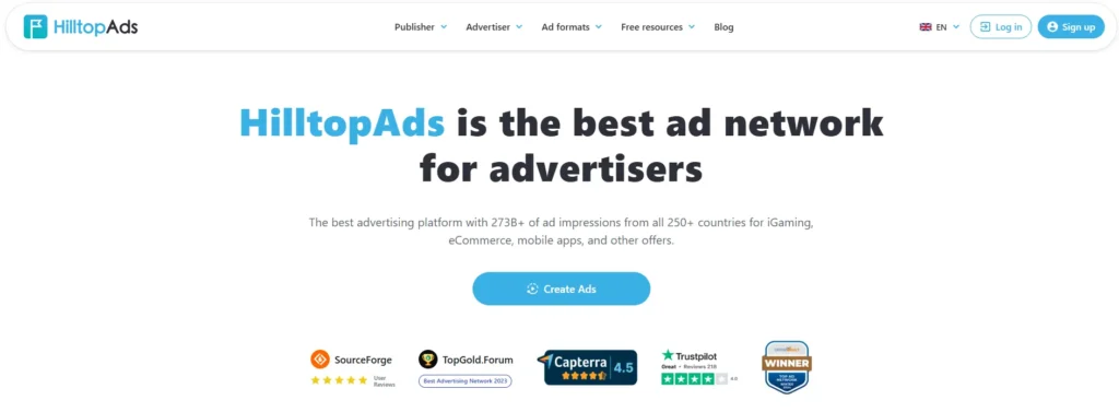 HilltopAds for Advertisers
