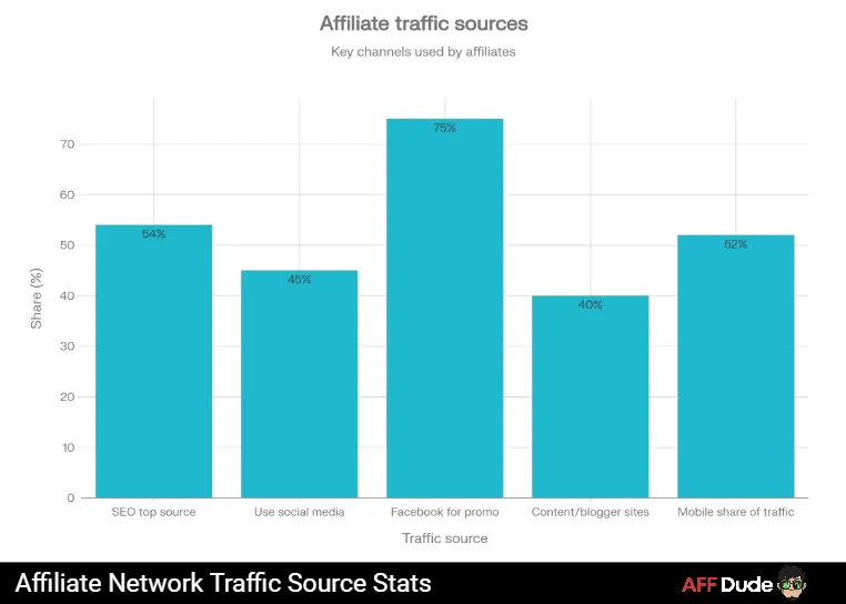 Affiliate Network Traffic Source Stats