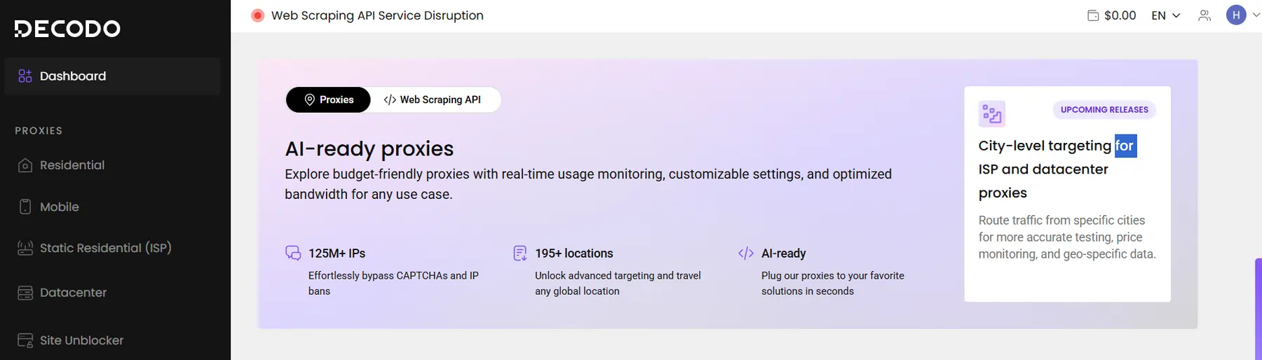 Decodo City-Level Proxy Coverage